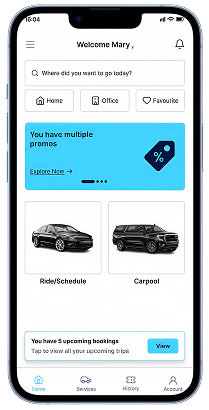 Jayride Mobile App Screenshot
